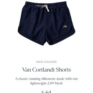 Tracksmith Running Excellent NWOT Navy size Large